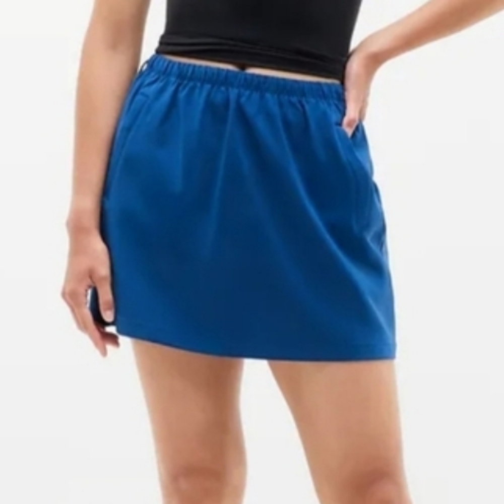 XXS, XS Athleta MVP Skort Athletic Blue Mini Skirt Lined Mesh Shorts Pockets